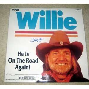 WILLIE NELSON autographed SIGNED RECORD *proof