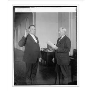 Historic Print (L) Swearing in of Winfield Scott as Commissioner of 