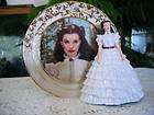 GONE WITH THE WIND RUFFLES AND LACE DRESS BRADFORD PORCELAIN FIGURINE 