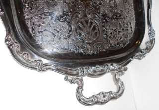 GORHAM BARONIAL SILVERPLATE HERITAGE WAITER TRAY YH318  