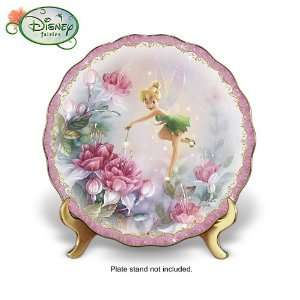 Disney Tinker Bell And Lena Liu Floral Art Pixie Gardens Plate 