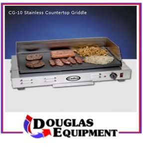 Cadco CG 10 Countertop Stainless Griddle 120V  