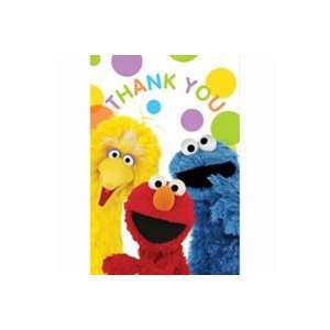  Sesame Street Party   Thank You Cards 8ct [Toy] [Toy 