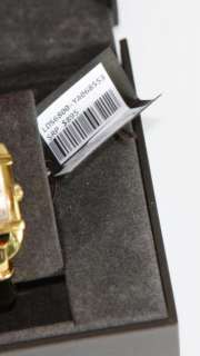 NEW w/ TAG AUTHENTIC GUCCI ITALY Gold BAMBOO WATCH $895 Womens 6800L 