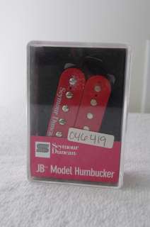 RED Seymour Duncan Jeff Beck JB Bridge Humbucker SH 4 Pickup Brand New 