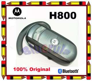   Motorola H800 Wireless Bluetooth Headset Gray clolor with charger