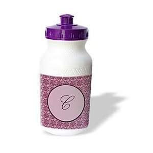   floral pattern all in rose pink monotones   Water Bottles Sports