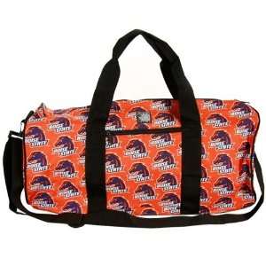   Boise State Broncos Orange All Over Logo Duffel Bag