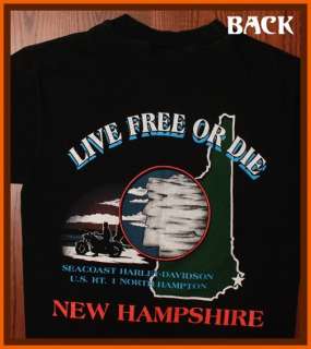 Harley Davidson New Hampshire Motorcycle Biker T Shirt S  