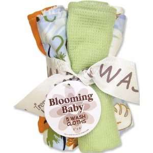  Surfs Up Wash Cloth Blooming Bouquet White Baby