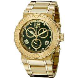   6877 Reserve Ocean Reef Collection Chrono 18k Gold Plated Watch  