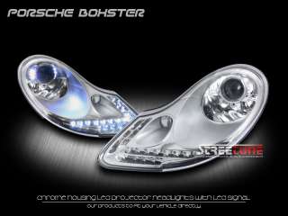 EURO LED PROJECTOR HEADLIGHTS HEADLAMPS 97 04 986 BOXSTER 99 01 996 
