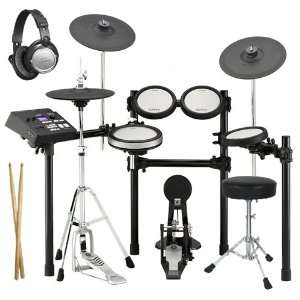  Yamaha DTX700K Electronic Drum Kit DRUM ESSENTIALS BUNDLE 