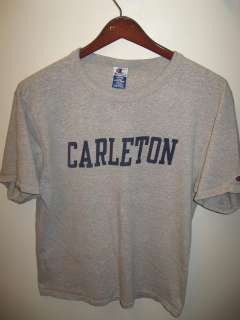   College University School Athletic Champion Gray Gym Retro T Shirt Lrg