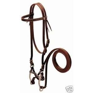  WEAVER HORSE LEATHER BRIDLE REINS SET TACK HEADSTALL 