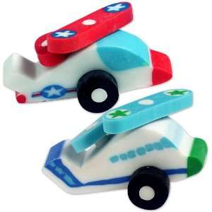  3 D Fun Flyers Erasers Assorted 