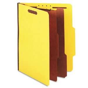 Expanding Classification Folder, Letter, Six Section, Bright Yellow 
