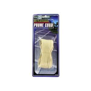  Bulk Pack of 96   20 Extension telephone cord (Each) By 