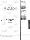 2001 Johnson Parts Catalog  90, 115 60deg, 80jet hp mod