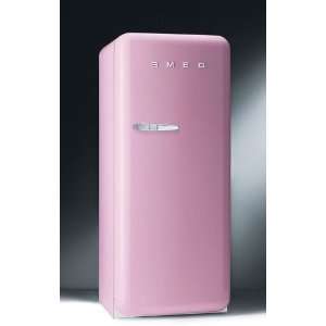  Smeg Pink Top Freezer Freestanding Refrigerator FAB28URO 
