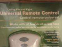 Hunter Ceiling Fan and Light Universal Remote Control #27185  