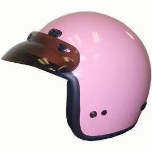  DOT 3/4 Shell Pink Motorcycle Helmet Automotive