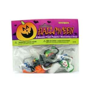  8 Halloween Monster Finger Puppets Case Pack 36