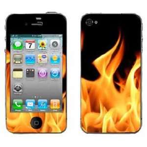  Flame Skin for Apple iPhone 4 4G 4th Generation Cell 