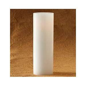   10 Inch Round White Flameless Candle with Timer