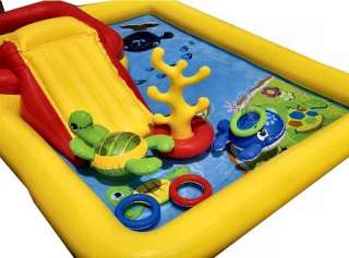   Ocean Play Center Kids Inflatable Wading Pool 078257574544  
