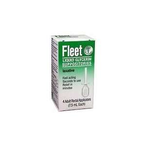 Fleet Glycerin Lax Rect Applic Size 4