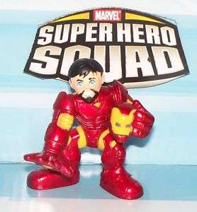 MARVEL SUPER HERO SQUAD IRON MAN # 9 Tony Stark LOOSE  