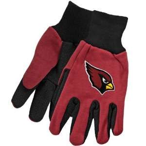  NFL McArthur Arizona Cardinals Two Tone Utility Gloves 
