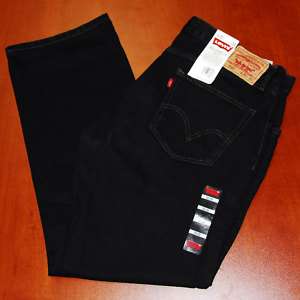 Levis 505 Jeans Jean Black 0260 260 ZIPPER FLY ORIGINAL  