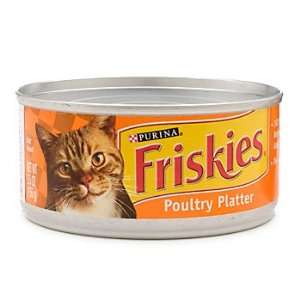  Friskies Poultry Platter Chicken and Turkey Canned Cat Food 