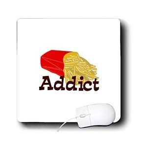    Deniska Designs Food   French Fry Addict   Mouse Pads Electronics