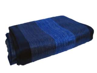   BLANKET BLUE STRIPED QUEEN FULL SOUTH AMERICAN ARTISANS THROW SALE