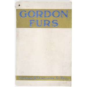  Gordon Furs (Sections I and II) Gordon & Ferguson Books