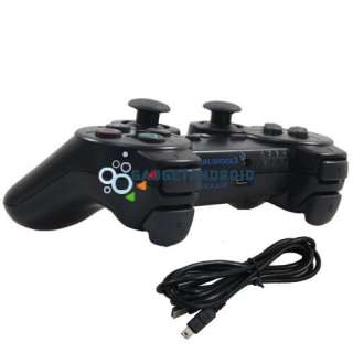 New 2x Black Wired SixAxis Dual Shock Game Controller For Sony 