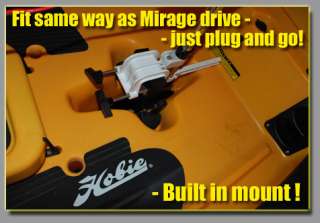 NEW Trolling Motor for HOBIE KAYAK fit to MIRAGE DRIVE hole eVolve 