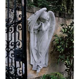   Winged Angel Wall Sculpture Statue Figurine Decor