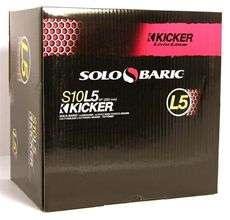 Kicker S10L5 4 10 L5 Solo Baric Car Subwoofer 08S10L5  