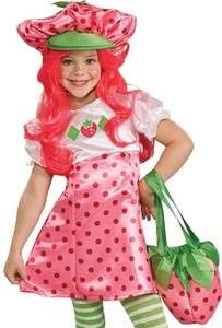 Kids Halloween Costume Strawberry Shortcake Girl Outfit  