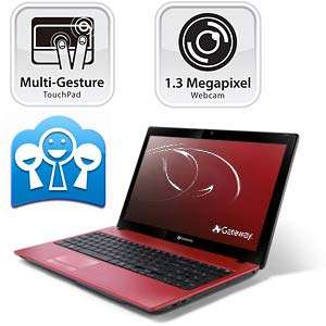  Gateway NV55C19u 15.6 Inch Laptop (Cashmere Red 
