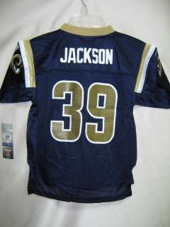 Rams Replica NFL Kids Jersey Steven Jackson Navy Sz 5/6  
