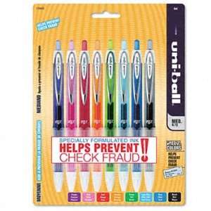   Ball Retractable Gel Pen, Assorted Ink, Medium, 8 per Set Electronics