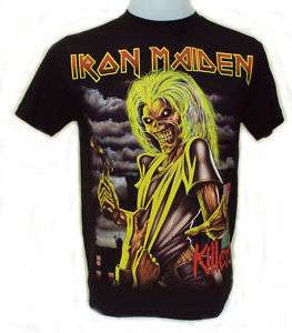 Iron Maiden KILLERS T Shirt  Free Patch   