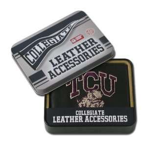  TCU Horned Frogs Embroidered Bifold Wallet Sports 