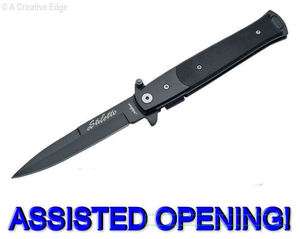   Spring Assisted Opening Tactical Stiletto Pocket Folding Knife   New