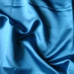  42 Wide Aqua Blue Satin Fabric By the Yard Arts, Crafts 